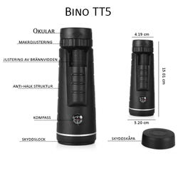 Bino TT5 - kikare för 1 öga